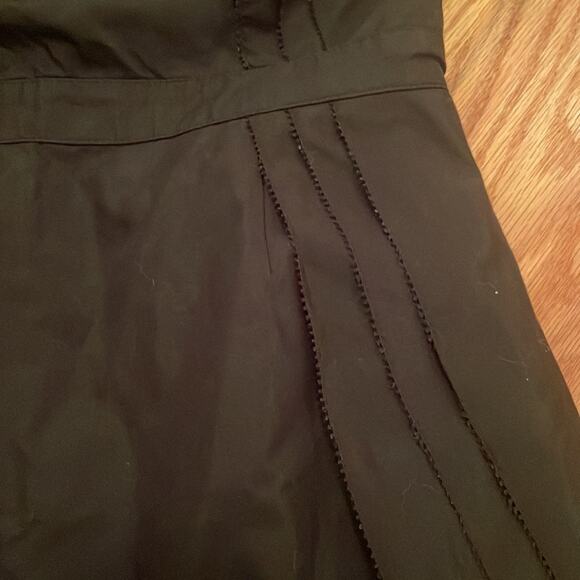 Ann Taylor loft  Black Strapless lined Dress size 0 - Picture 3 of 7